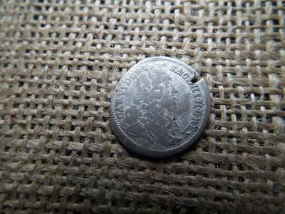 VI. Károly 3 krajcár, 1728, ezüst