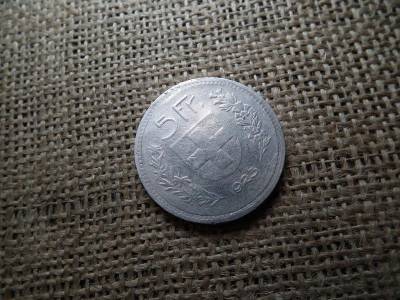Svájci 5 frank 1923, ezüst, nagy méretű, ritka