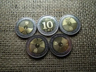 Moldova 10 Lei 2019, Verdefényes, emlékérme