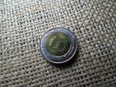 100 forintos érme, 2018, verdefényes