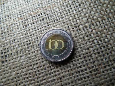 100 forintos érme, 2008, PP