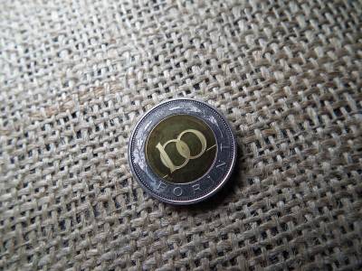 100 forintos érme, 2010, PP