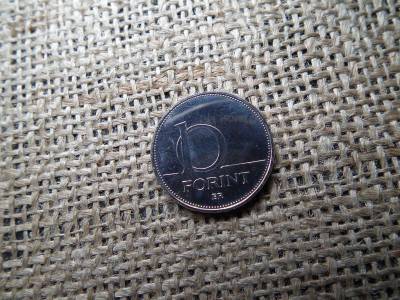 10 forintos érme, 2003, BU