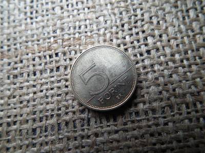 5 forintos érme, 2002, BU