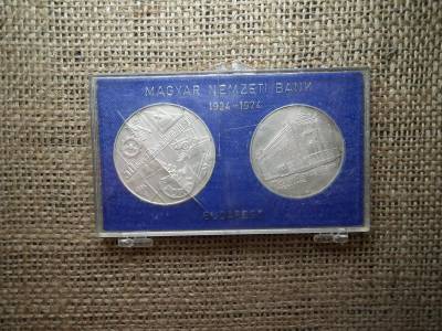 Ezüst 100 és 50 forint, 1974, MNB, tokos