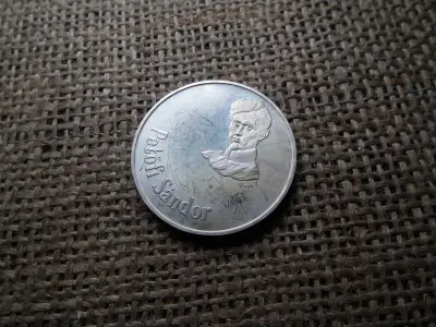 Ezüst 50 forintos érme, 1973, PP