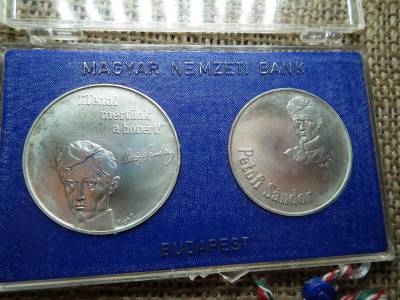 Ezüst 50 és 100 forint, 1973, BU, MNB tokos