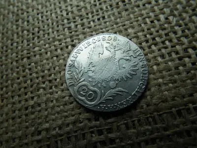 I. Ferenc 20 krajcár, 1808 C, ezüst