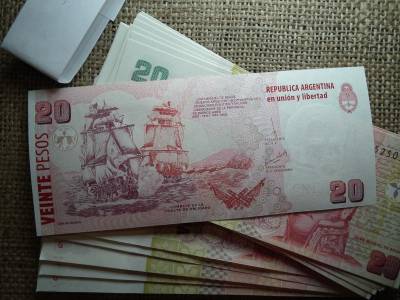Argentína 20 pesos, 2019-2020, UNC