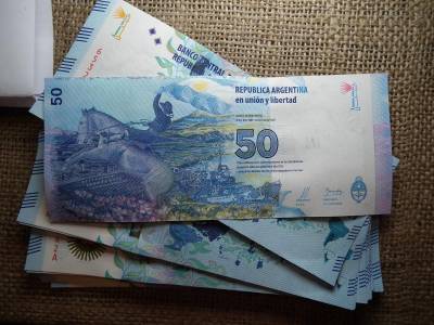 Argentína 50 pesos, 2015, UNC