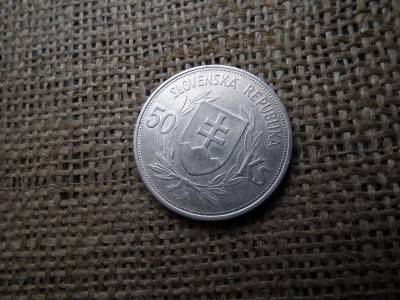 Szlovákia, 50 korona, 1944, ezüst