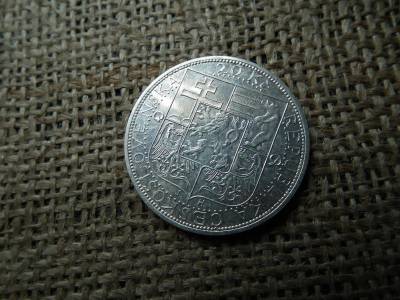 Csehszlovákia, 20 korona, 1937, ezüst