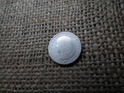 Hollandia, 25 cent, 1897, Wilhelmina, ezüst