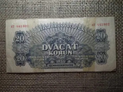 Csehszlovákia 20 korona, 1944, Vörös Hadsereg