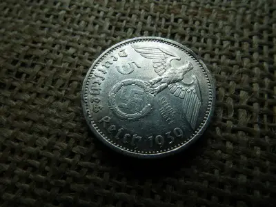 Birodalmi ezüst 5 márka, 1939 A