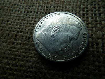 Birodalmi ezüst 5 márka, 1939 B