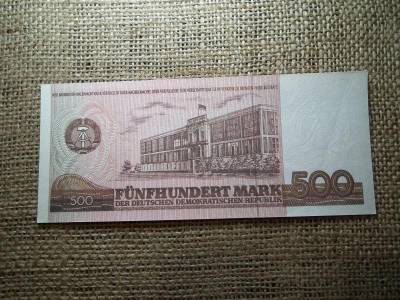 DDR 500 márka bankjegy, 1985, UNC, ritka