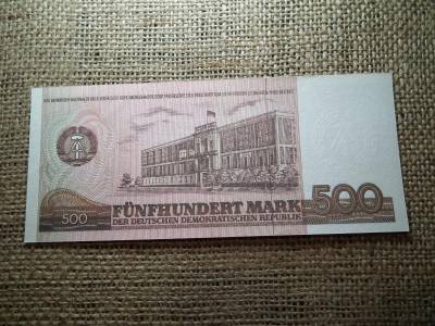500 márka bankjegy, 1985, DDR, UNC, ritka