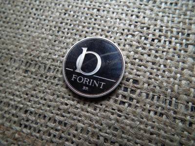 10 forintos érme, 2007, PP