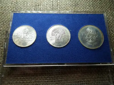 Ezüst Jó Forint Sor, 1956, 10-20-25 Forint, Tokos, Extra