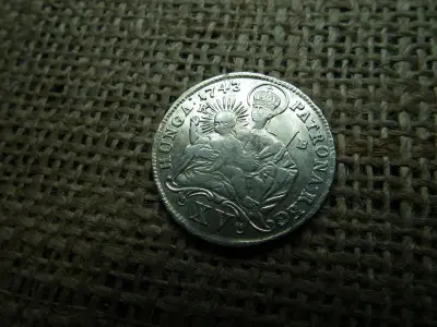 Mária Terézia, 1743, ezüst 15 krajcár, KB
