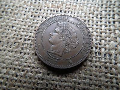 Franciaország 10 centimes, 1877 A