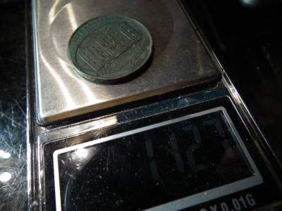 Anglia 1/2 penny, 1796, Angusshire - Dundee / Infirmary