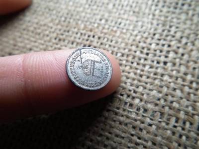 10 fillér érme, 1894, cink, ritka, közeli számjegyek