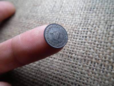 10 fillér érme, 1894, cink, ritka, távoli számjegyek