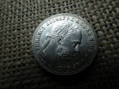 Ferenc József, 1 forint, 1883 KB, ezüst