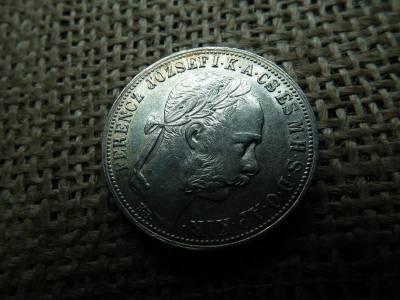 Ferenc József, 1 forint, 1887 KB, ezüst