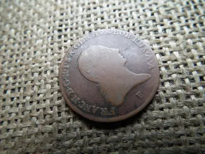 3 Krajcár 1801 E, Habsburg fémpénz