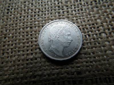 Ferenc József ezüst 1/4 florin, 1859, A