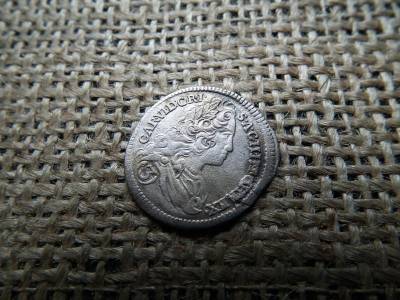 Károly, ezüst 3 krajcár, 1732, Prága