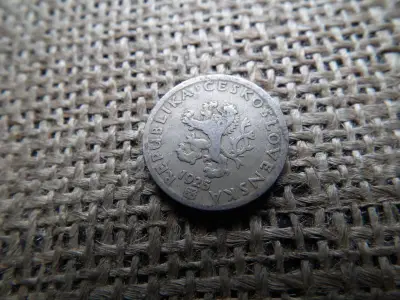Csehszlovákia, 20 halierov, 1925, halieru