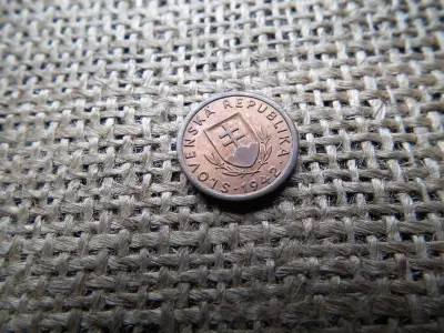 Szlovákia, 10 halierov 1942, fémpénz