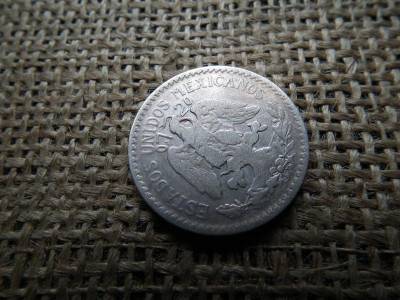 Mexikó, 50 centavos, 1920, ezüst fél peso