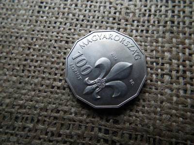 100 forintos érme, 2012, Cserkészszövetség, BU