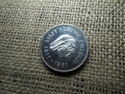 Ezüst 50 forint, 1961 BU, Liszt Ferenc