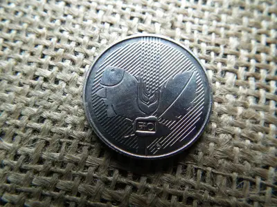 20 forintos érme, 1985, FAO, BU