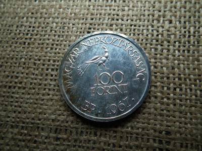 Ezüst 100 forint, 1967, Kodály Zoltán, BU