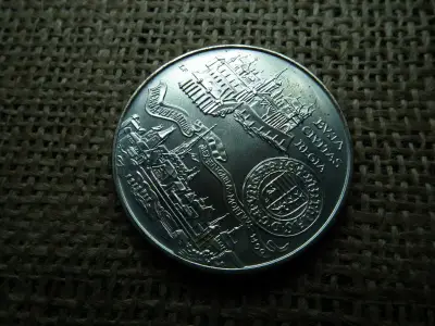 Ezüst 500 forintos érme, 1990, BU, Buda