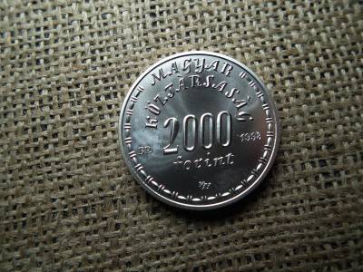 Ezüst 2000 Forint, 1998, Eötvös, BU