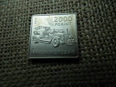 2000 forintos érme, 2015, BU, Szilvay