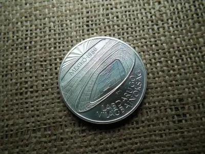 Ezüst 500 forint, 1986, BU, Mexikó