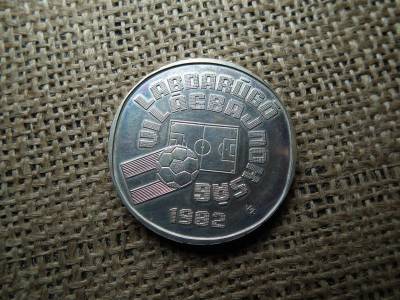 Ezüst 500 forint, 1981, Labdarúgó VB 1982