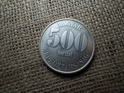Ezüst 500 forint, 1988, Labdarúgó EB