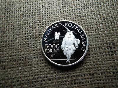 Ezüst 5000 forint, 2011, Mohácsi Busójárás