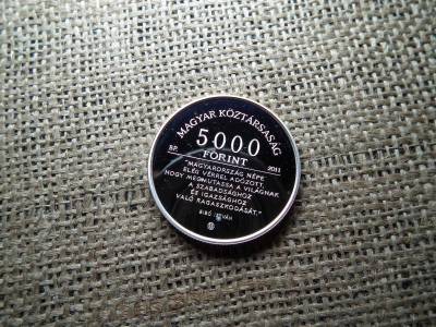 Ezüst 5000 forint, 2011, Bibó István