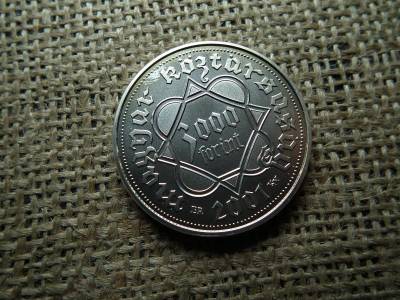Ezüst 3000 forint, 2001, Ezeréves, BU